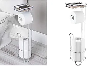 Bosphorus Toilet Paper Stand, Silver, 79260ES