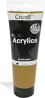 Creall American Educational Products A-33661 Creall Studio Acrylics Tube, 250 Ml, 61 Raw Sienna