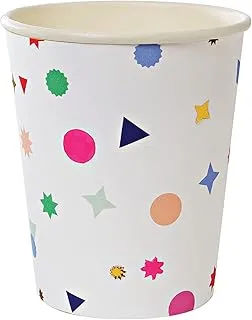 Meri Toot Sweet Charms Party Cups 8 Pieces, 260 Ml Capacity