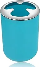 Feelings Bath Plastic Tooth brush holder 7.8 x 11.2 cm - Blue