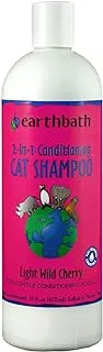 Earthbath Cat Shampoo With Aloe Vera, Wild Cherry Essence 16oz