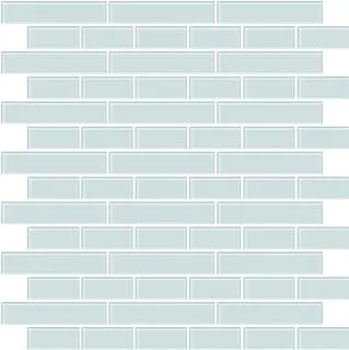 In Home Inhome Nh2361 Sea Glass Peel & Stick Backsplash Tiles, Blue