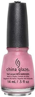 China Glaze Nail Lacquer, Pink-Ie Promise, 0.5 Fluid Ounce