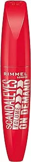 Rimmel London, Scandal'Eyes Volume On Demand Mascara, Black, 12 ml