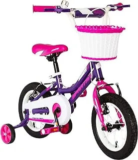 Spartan Nova Kids’ Bicycle for Ages Three to Nine | Kids cycle & Toddler Bike with Training Wheels | Boys Bikes & Girls Bike | Kids Bike with adjustable Seat | children Bicycles with Basket