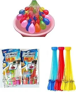 Happy Baby 111 Pcs Water Balloon Happy Baby Self Sealing Balloons Fill In 60 Seconds Easy Quick Summer Splash Fun Outdoor Backyard Kids And Adults Party Water Bomb Fight Games, One Size