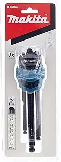 Makita B-65894 Hex Key Wrench Set 9Pcs.