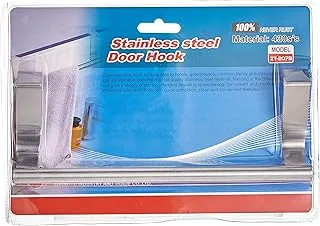 Bluelans Stainless Steel Multifunctional Door Towel Over Holder