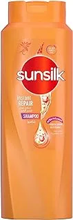 SUNSILK Shampoo, To Instantly Repair Damaged Hair, with Keratin, Almond Oil & Vitamin C, 700ml