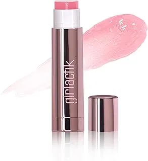 Girlactik Usa. Ultra Moisturizing Lip Balm. Clear Finish. Plumping, Nourishing & Hydrating. Pink Lemonade Scent