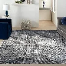 Al Salem Carpet Al Salem Picasso Collection Carpet Modern Contemporary Area Rug 150 Cm X 230 Cm Grey, Al Salem Carpet