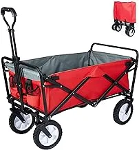 Coolbaby Family Shopping Cart, Camper, Folding Luggage Trolley, Double Color