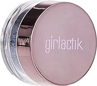 Girlactik الولايات المتحدة الأمريكية. وعاء ظلال عيون لامع أزرق لامع لامع. مسحوق صبغ عالي. - أزرق