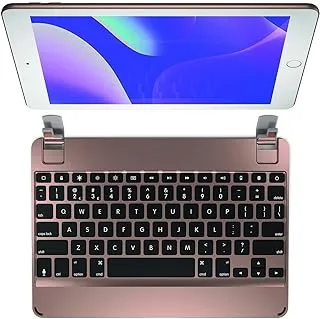 لوحة مفاتيح Brydge BRY1013 9.7 iPad ، لوحة مفاتيح بلوتوث من الألومنيوم لجهاز iPad 9.7 بوصة (الجيل السادس) ، الجيل الخامس من iPad (2017) ، iPad Pro 9.7 بوصة ، Air 1 و 2) - ذهبي (عبوة من 1)