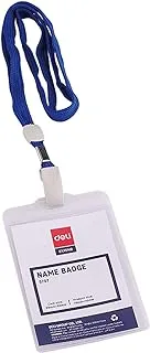 Deli E5757 Name Badge / Lanyard Pvc لمتانة إضافية