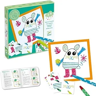 Djeco Funny Animals Draw Together Set