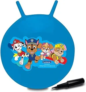 Lexibook BG040PA Paw Patrol Space Hopper ، مضخة يدوية مضمنة ، بلاستيك آمن ومتين ، أزرق