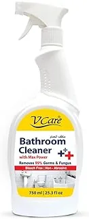 V Care Bathroom Cleaner Trigger Spray Removes 99% Of The Germs And Fungus With Maximum Power Bleach Free And Non Abrasive 750Ml