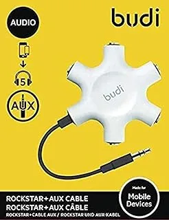 بودي Rockstar Multi Headphone Splitter + كابل AUX M8J022