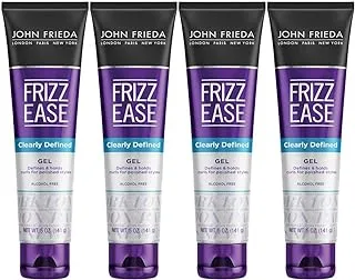 John Frieda Frizz Ease Clearly Defined Gel, 5 Ounce / 141 Gram (Pack of 4) By John Frieda