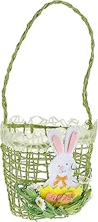 Party Magic Easter Bunny Basket 12Cm Asst., Party Magic, 18809 Pz Vert