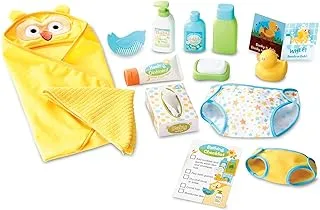 Melissa & Doug Mine to Love Changing & Bathtime Play Set for Dolls – Diapers, Pretend Shampoo,Wipes, Towel, More (19 pcs)