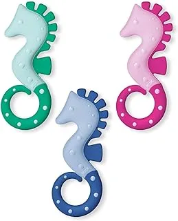 Nuk All Stages Teether, Seahorse, Green, 3M+