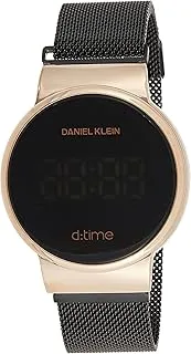 Daniel Klein Unisex-Adult Quartz Watch, Digital Display And Stainless Steel Strap DK12210-4