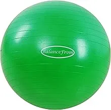 BalanceFrom Anti-Burst and Slip Resistant Exercise Ball Yoga Ball Fitness Ball Birthing Ball with Quick Pump, 2,000-Pound Capacity