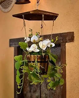 YATAI Wooden Hanging Planter, Wooden Flower Vase, Garden Decoration Items – Plant Pots – Flowers Planter