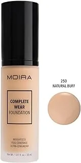 Moira Cwf250 Complete Wear Foundation, Natural Buff, 30 ml