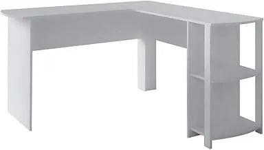 Artany luma corner desk, white, h 75 cm x w 135 cm x d 45 cm