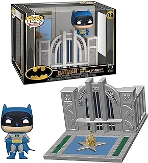 Funko Pop! Towns 80th-Hall Of Justice With Batman - DC Comics - Collectable Vinyl Figure - Gift Idea - Official Merchandise - Toys for Kids & Adults - Comic Books Fans - Model Figure for Collectors