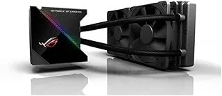 ASUS ROG Ryujin 240 All-In-One Liquid Cpu Cooler With Live Dash Colour Oled, Aura Sync, RGB and Noctua Ippc 2000 Pwm, 120 mm Radiator Fan - Black