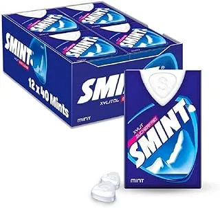 Smint Refreshing Sugarfree Mint - Box of 12 Pieces (12 x 40 Mints)