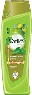 Vatika Naturals Nourish and Protect Shampoo 400ml | Enriched with Olive and Henna | For Normal Hair