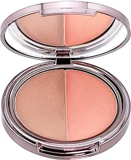 Girlactik USA. Glow Duo Cream Highlighter & Blush. Illuminating Pearlescent Shimmer. Lightweight, Buidable Coverage. -Sunset