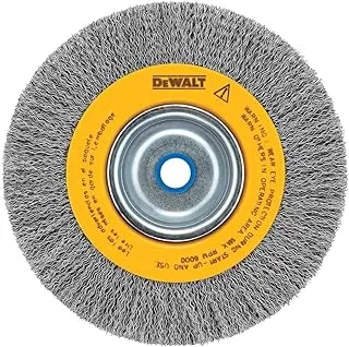 Dewalt Wire Wheel For Bench Grinder, Crimped, 6-Inch (Dw4905)