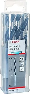 Bosch 2608577273 Metal Twist Drill Hss Pointteq Din 338, 10,5 X 87 X 133 Mm