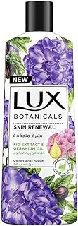 Lux Botanicals Perfumed Body Wash For Skin Renewal With Fig Extract And Geranium Oil, 500Ml