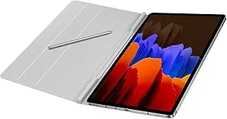 غطاء كتاب Samsung Electronics Galaxy Tab S7 (فضي صوفي)