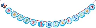 Creative Converting All Aboard Shaped Ribbon Banner