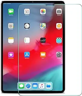 واقي شاشة ELTD Clear ipad pro 11 ، مضاد للخدش ومضاد للفقاعات ومضاد لبصمات الأصابع ، واقي شاشة زجاجي متوافق مع ipad pro 11 2018