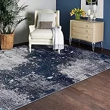 Al Salem Picasso Collection Carpet Modern Contemporary Area Rug 150 CM X 230 CM GREY BLUE