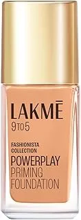 Lakme 9 To 5 Primer, Matte Perfect Cover Foundation W240 Warm Beige,25ML, Multi