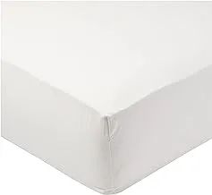 Ibed Homeluxury Fitted Sheet 2Pcs Set - Cotton 200 Thread Count, Single Size, Cream