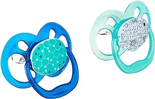 Dr. Brown's DR BROWNS Pacifier - Piece of 2 , Stage Blue Chemistry,