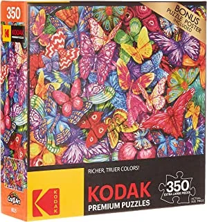 Kodak 350 Pieces Puzzle Asst. Colorful Butterflies