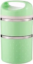 Luvlap 2 Layer Thermal Lunch Box, 22 X 12 cm, Green, Vg-Ll-Tiffin Box