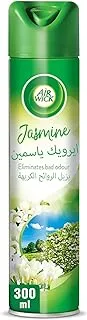 Air wick Jasmine Aerosol, Easy to Use Air Freshener, Eliminates Bad Odour like Cat Litter Smell, 300 ml